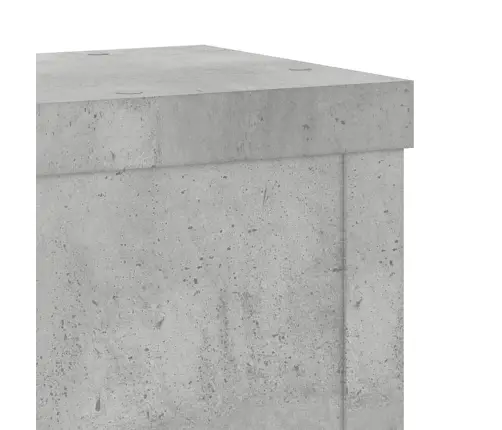 Augu Statīvi, 2 Gab., Betona Pelēks, 10X10X18 Cm, Koks Vidaxl