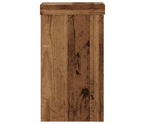 Taimealused 2 Tk, Vana Puit, 10X10X18 cm Tehispuit