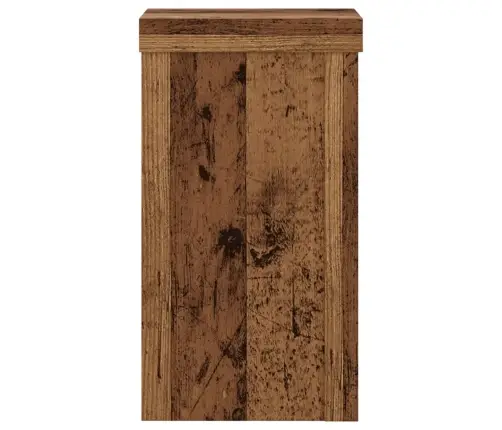 Taimealused 2 Tk, Vana Puit, 10X10X18 cm Tehispuit