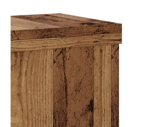 Taimealused 2 Tk, Vana Puit, 10X10X18 cm Tehispuit