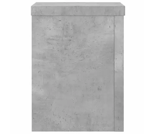 Stovai Augalams, 2Vnt., Betono, 15X15X20cm Apdirbta Mediena