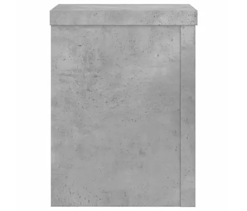 Stovai Augalams, 2Vnt., Betono, 15X15X20cm Apdirbta Mediena