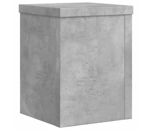Stovai Augalams, 2Vnt., Betono, 15X15X20cm Apdirbta Mediena