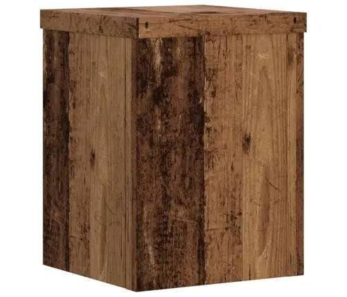 Augu Statīvi, 2 Gab., Veca Koka Krāsā, 15X15X20 Cm, Koks Vidaxl