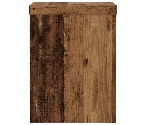 Augu Statīvi, 2 Gab., Veca Koka Krāsā, 15X15X20 Cm, Koks Vidaxl