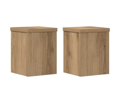 Stovai Augalams, 2Vnt., Artisano Ąžuolo, 15X15X20cm Mediena