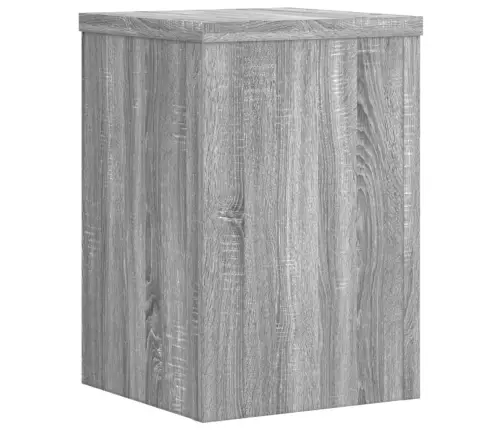 Stovai Augalams, 2Vnt., Pilki Ąžuolo, 20X20X30cm Mediena Stovai Augalams, 2Vnt., Pilki Ąžuolo, 20X20X30cm Mediena