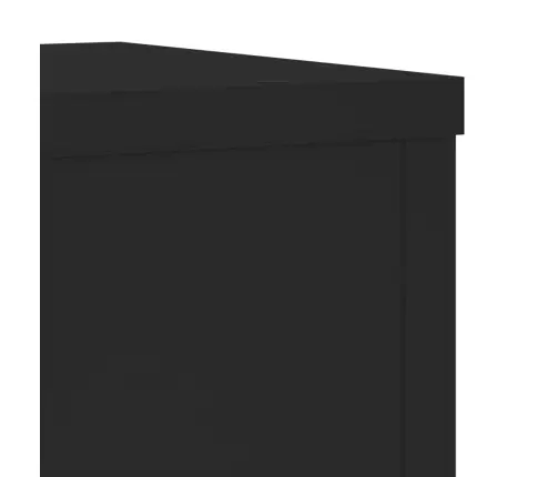 Stovai Augalams, 2Vnt., Juodi, 25X25X35cm Apdirbta Mediena