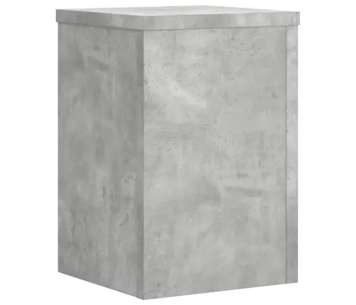 Augu Statīvi, 2 Gab., Betona Pelēks, 25X25X35 Cm, Koks Vidaxl