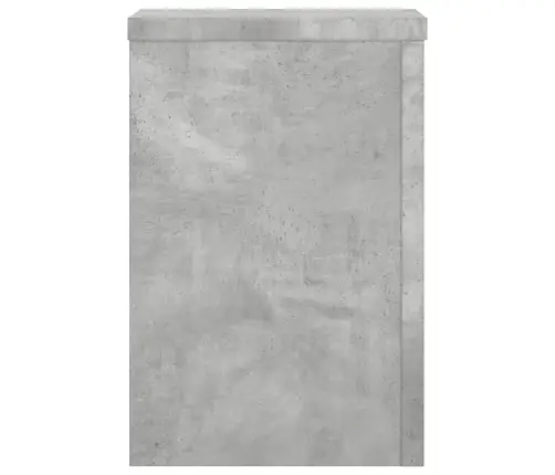 Augu Statīvi, 2 Gab., Betona Pelēks, 25X25X35 Cm, Koks Vidaxl