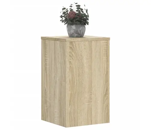 Taimealused 2 Tk, Sonoma Tamm, 30X30X50 cm Tehispuit
