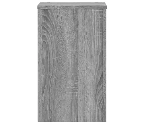 Augu Statīvi, 2 Gab., Pelēka Ozola, 30X30X50 Cm, Koks Vidaxl