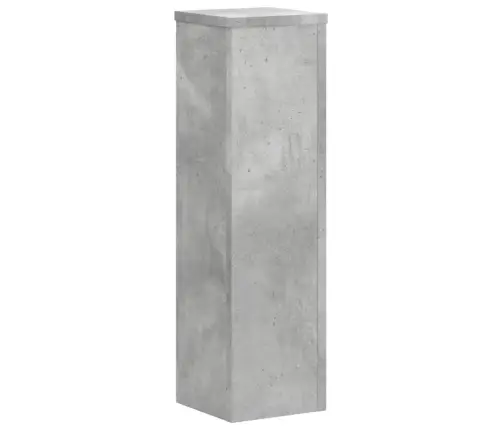 Augu Statīvi, 2 Gab., Betona Pelēks, 17X17X60 Cm, Koks Vidaxl