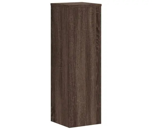 Taimealused 2 Tk, Pruun Tamm, 25X25X80 cm Tehispuit