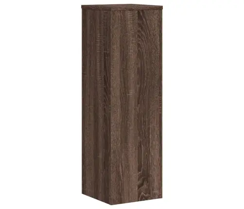 Taimealused 2 Tk, Pruun Tamm, 25X25X80 cm Tehispuit