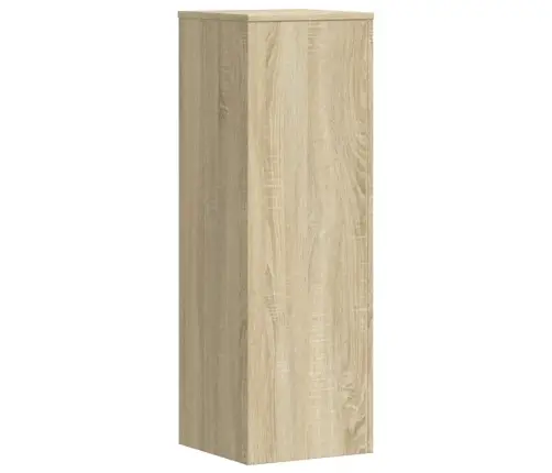 Augu Plaukts, Ozola Krāsā, 33X33X100 Cm, Inženierijas Koks Vidaxl