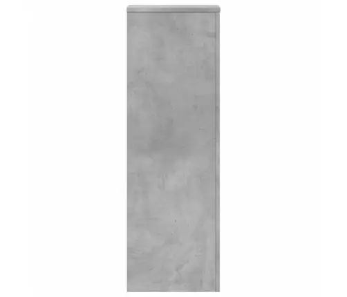 Stovas Augalams, Betono Pilkas, 33X33X100cm Apdirbta Mediena