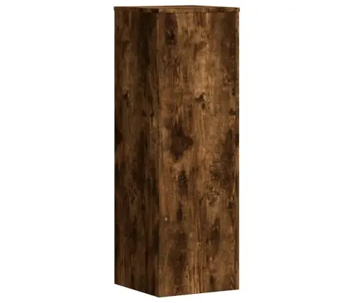 Augu Plaukts, Ozola Krāsā, 33X33X100 Cm, Inženierijas Koks Vidaxl