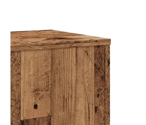 Stovas Augalams, Sendintos Medienos, 33X33X100cm Mediena