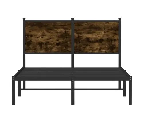 Lovos Rėmas Be Čiužinio, Dūminio Ąžuolo, 120X200cm Metalas