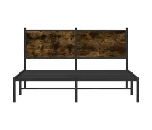 Lovos Rėmas Be Čiužinio, Dūminio Ąžuolo, 140X200cm Metalas