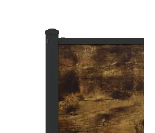 Gultas Rāmis Bez Matrača, Metāls, 180X200Cm, Ozolkoka Imitācija Vidaxl