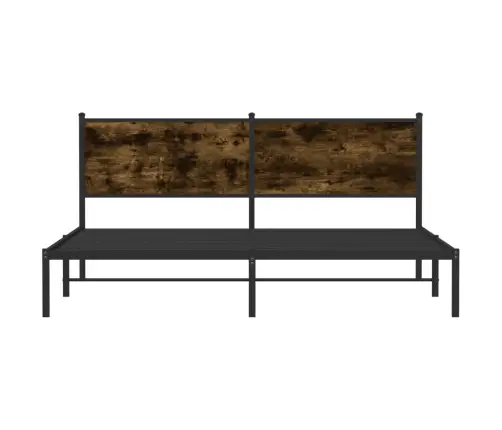 Gultas Rāmis Bez Matrača, Metāls, 183X213Cm, Ozolkoka Imitācija Vidaxl