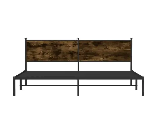Lovos Rėmas Be Čiužinio, Dūminio Ąžuolo, 193X203cm Metalas