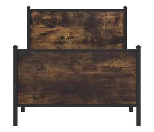 Lovos Rėmas Be Čiužinio, Dūminio Ąžuolo, 75X190cm Metalas