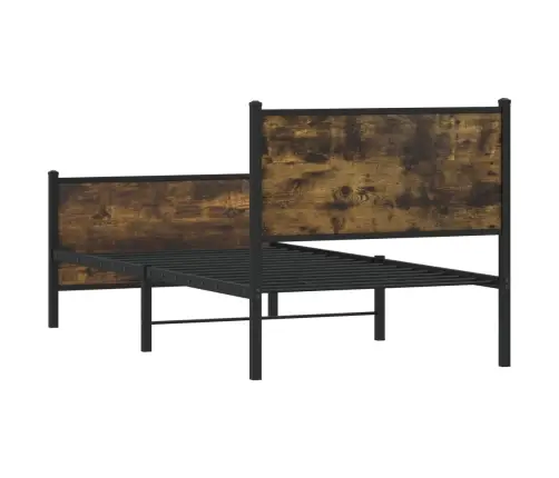 Lovos Rėmas Be Čiužinio, Dūminio Ąžuolo, 75X190cm Metalas