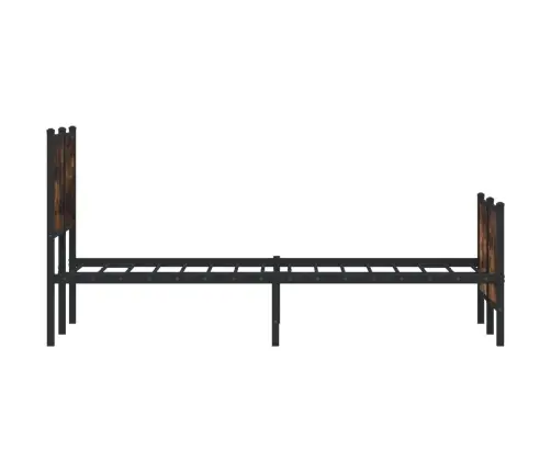 Lovos Rėmas Be Čiužinio, Dūminio Ąžuolo, 120X190cm Metalas