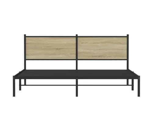 Lovos Rėmas Be Čiužinio, Sonoma Ąžuolo, 183X213cm Metalas