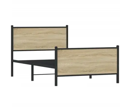 Lovos Rėmas Be Čiužinio, Sonoma Ąžuolo, 100X200cm Metalas