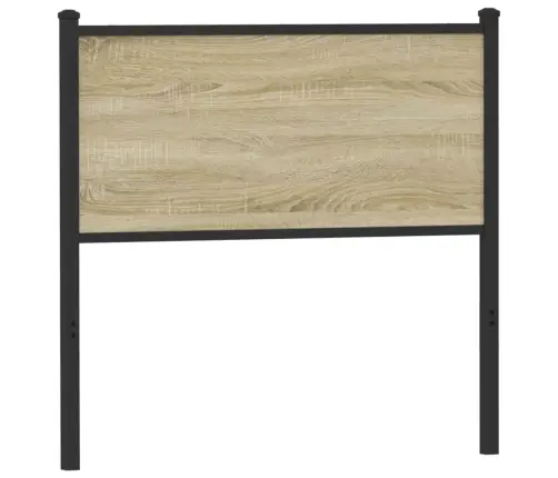 Galvgalis, Sonomas, 90 Cm, Inženierijas Koks, Tērauds Vidaxl