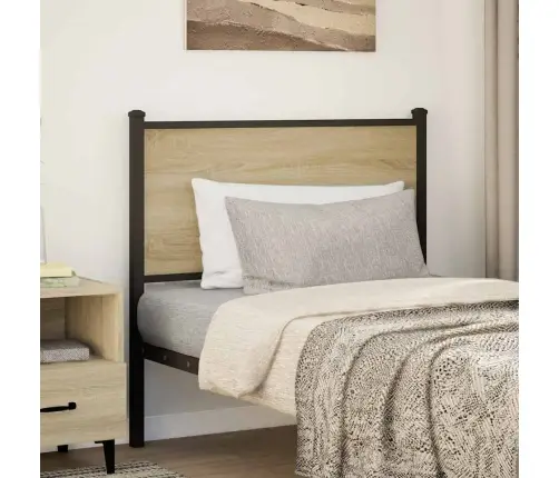 Galvgalis, Sonomas, 90 Cm, Inženierijas Koks, Tērauds Vidaxl
