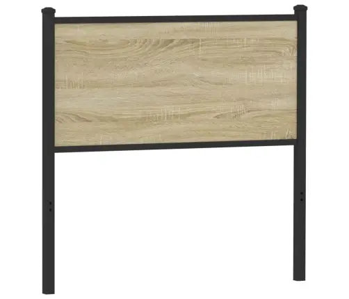Galvgalis, Sonomas, 90 Cm, Inženierijas Koks, Tērauds Vidaxl