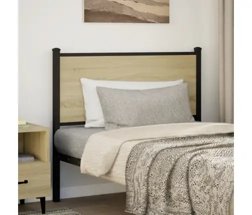 Galvūgalis, Sonoma Ąžuolo Spalvos, 107cm Mediena Ir Plienas Galvūgalis, Sonoma Ąžuolo Spalvos, 107cm Mediena Ir Plienas