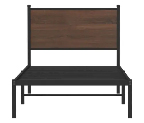 Lovos Rėmas Be Čiužinio, Rudas Ąžuolo, 90X200cm Metalas