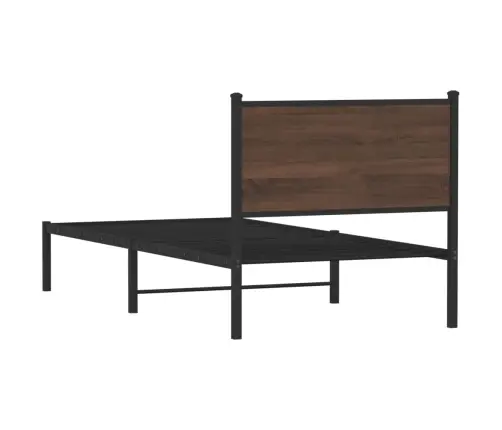 Lovos Rėmas Be Čiužinio, Rudas Ąžuolo, 90X200cm Metalas