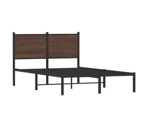 Lovos Rėmas Be Čiužinio, Rudas Ąžuolo, 120X200cm Metalas