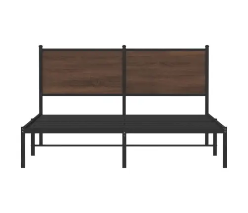 Lovos Rėmas Be Čiužinio, Rudos Spalvos, 137X190cm Metalas