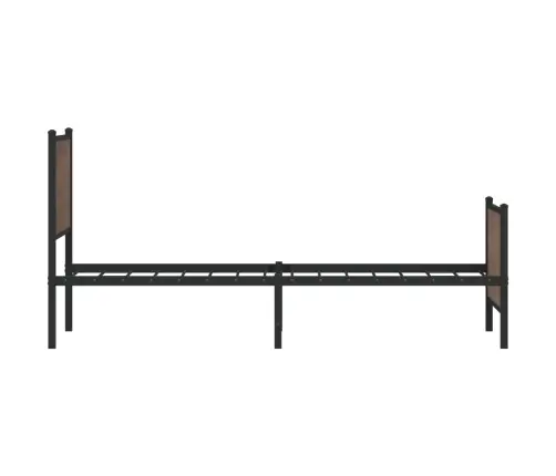 Gultas Rāmis Bez Matrača, Brūna Ozola, 100X200 Cm Vidaxl