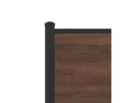 Gultas Rāmis Bez Matrača, Brūna Ozola, 100X200 Cm Vidaxl