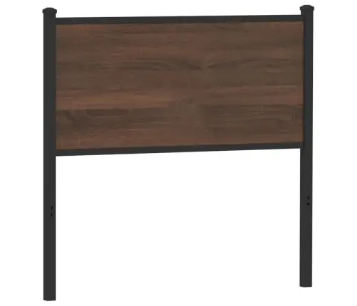 Voodipeats Pruun Tamm 80 Cm Tehispuit Ja Teras