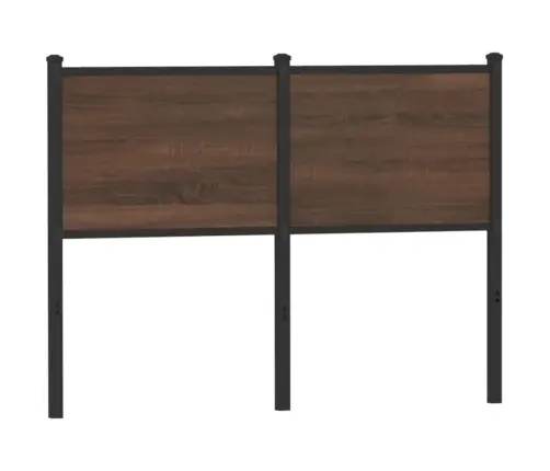 Voodipeats Pruun Tamm 120 Cm Tehispuit Ja Teras