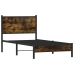 Metallist Voodiraam Ilma Madratsita Suitsutatud Tamm 90X200 Cm
