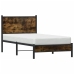 Metallist Voodiraam Ilma Madratsita Suitsutatud Tamm 90X200 Cm