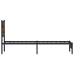 Metallist Voodiraam Ilma Madratsita Suitsutatud Tamm 90X200 Cm