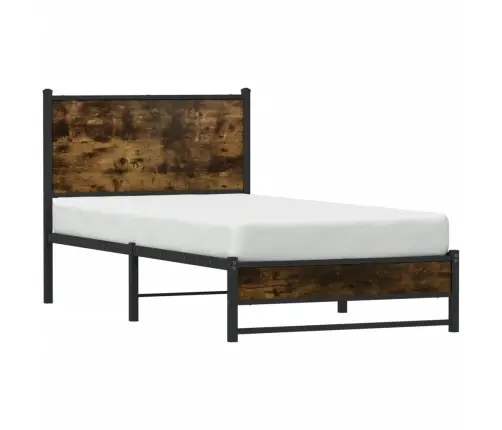 Lovos Rėmas Be Čiužinio, Dūminio Ąžuolo, 90X200cm Metalas