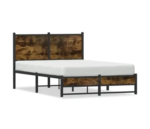 Lovos Rėmas Be Čiužinio, Dūminio Ąžuolo, 120X190cm Metalas